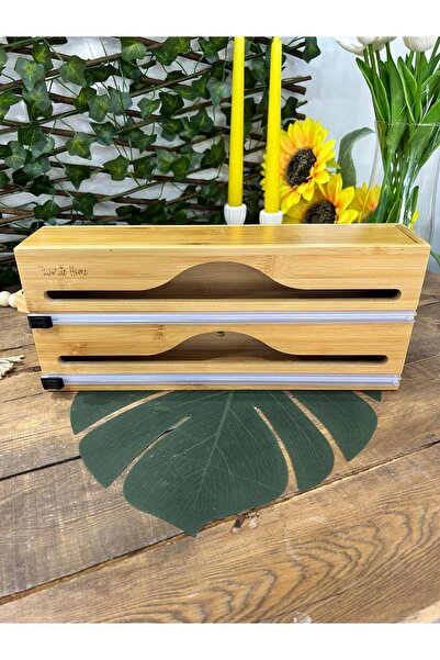 Coş Ev Mutfak وعاء رقائق الخيزران المزدوج