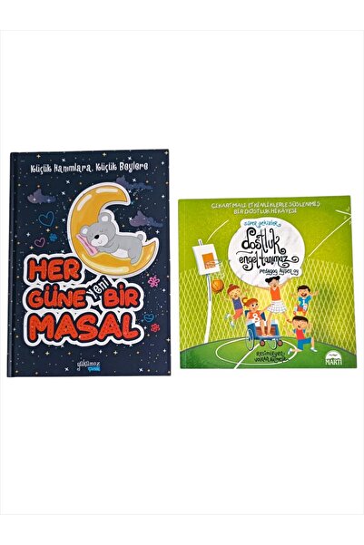 Yakamoz Yayınları HER GÜNE YENİ BİR MASAL -DOSTLUK ENGEL TANIMAZ 2 KİTAP