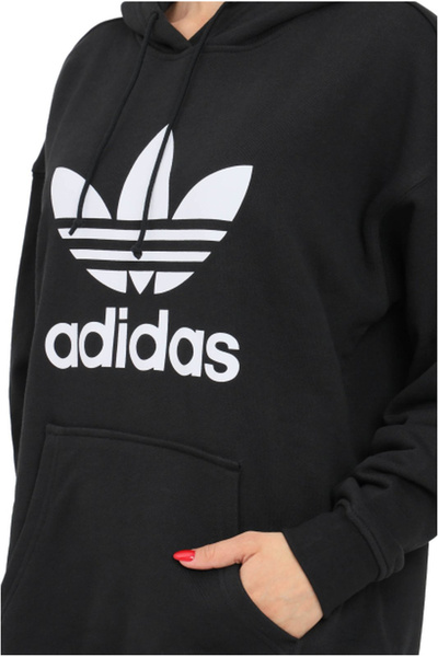 adidas Φούτερ με κουκούλα Adicolor Trefoil - FM3307