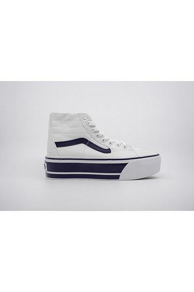 Vans Ua Sk8-Hi Tapered Stackform Navy/White Unisex Vn0A5Jmknwd1