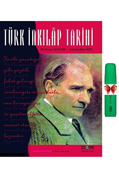 Der Yayınları Türk İnkılap Tarihi Atatürk İlkeleri ve Devrimi -Ali İhsan Gencer,(Fosforlu Kalem Hediyeli)