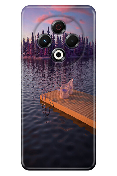 TECNO Spark 30 KL6 Kılıf Baskılı Korumalı Silikon Temalı Romantik Rıhtım