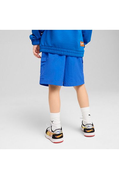 Puma X Hot Wheels Kids Navy Blue Shorts