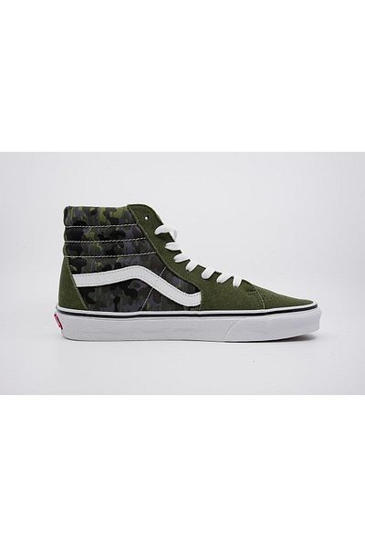 Vans Green Men's Suede Lifestyle Shoes VN0007NSBGK1 SK8-Hi