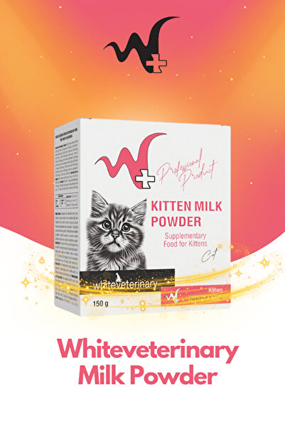 WhiteVeterinay Kitten Milk Powder Yavru Kedi Süt Tozu 150 Gr