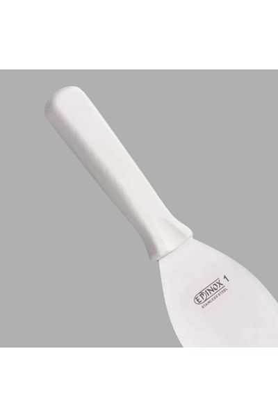 artizanmutfak Stainless Steel White Handle Spatula No:2 (Sp2-07B)