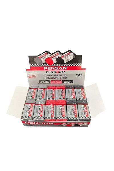 Pensan Gumă colorată E-Racer 24 buc (1 pachet)