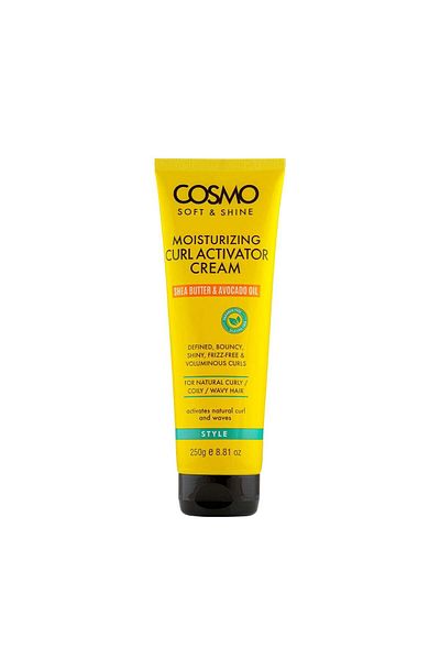Cosmo Soft & Shine Moisturizing Curl Activator Cream 250g Shea Butter and Avocado Oil