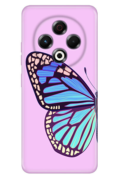 TECNO Spark 30 KL6 Kılıf Baskılı Korumalı Silikon Temalı Butterfly