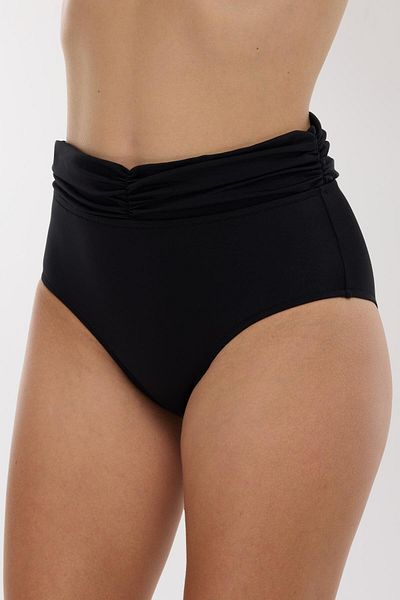 AYYILDIZ 63070 Black High Waist Bikini Bottom