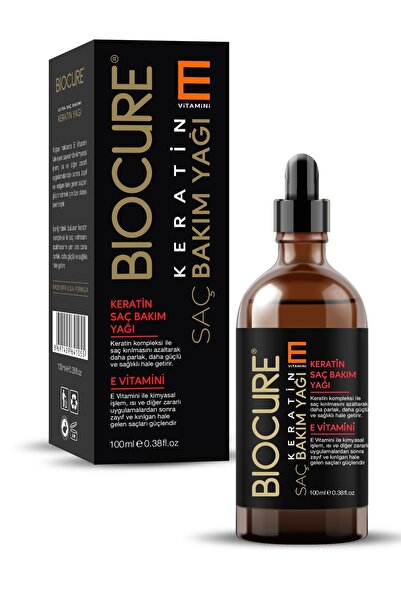 Biocure Dht Blocker Keratin Saç Bakım Yağı / E Vitamini Katkılı 100 ml.