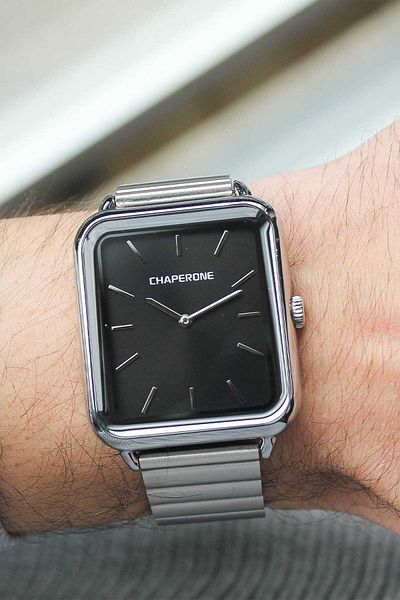 Chaperone Ch 001374   Men's Wrist Watch with Steel Cord