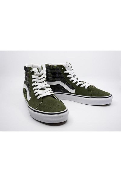 Vans Green Men's Suede Lifestyle Shoes VN0007NSBGK1 SK8-Hi