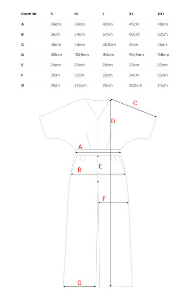 Stylove Jumpsuit with a V-neck and wide legs