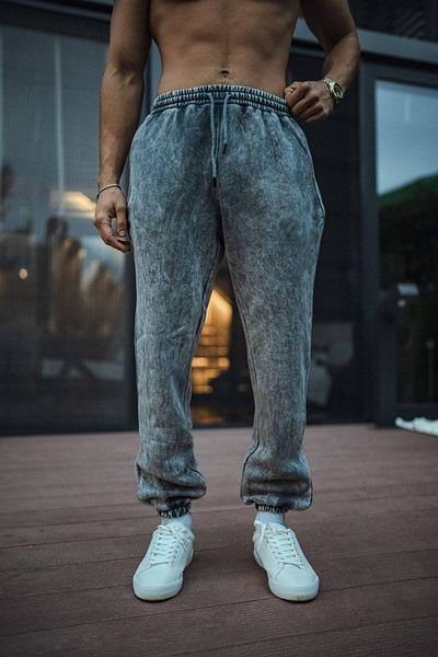 İLKCET MODA Oversize Washed Basic αθλητική φόρμα κάτω