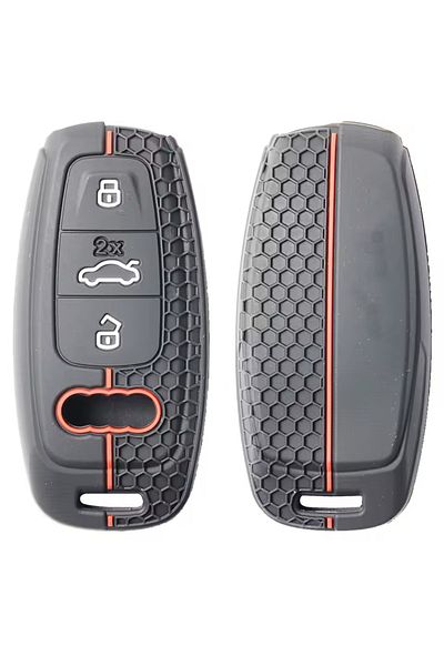 emii auto spare parts Audi A3-A8 Case Compatible Key Case Black/Red