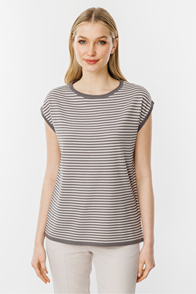Butik Triko Striped Basic Knitwear Blouse