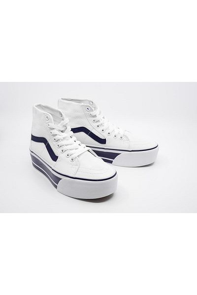 Vans Ua Sk8-Hi Tapered Stackform Navy/White Unisex Vn0A5Jmknwd1