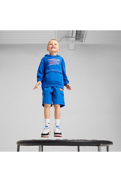 Puma X Hot Wheels Kids Navy Blue Shorts