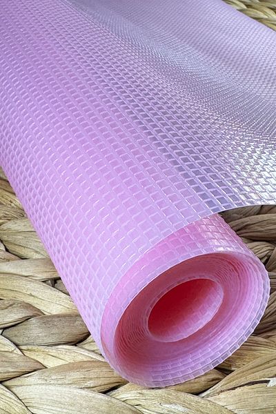 SİHİRLİ AYAKLAR Non-Slip Cabinet Interior Drawer Shelf Cover Non-Slip Kitchen Refrigerator Non-Slip Pink 45X100