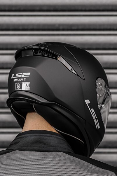 LS2 STREAM 2 MAT SİYAH KASK