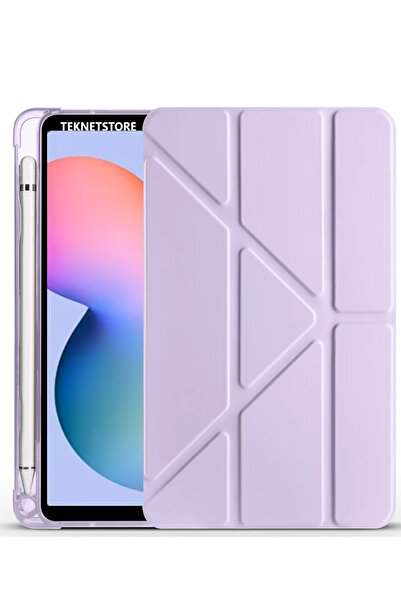 TEKNETSTORE Samsung Galaxy Tab S6 Lite Sm-p610/p620 10.4" Kılıf Kalem Bölmeli...