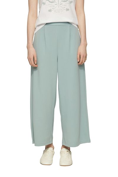 QS by s.Oliver Crêpe Culottes in a Loose Fit