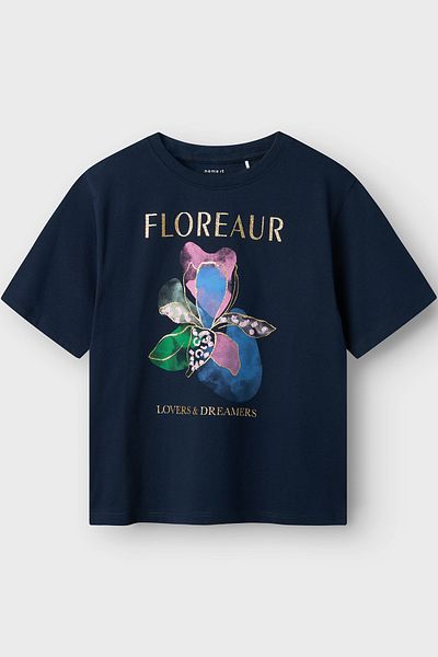 name ıt T-Shirt für Damen und Mädchen – Marineblazer