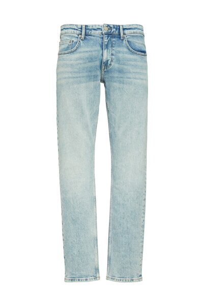 QS by s.Oliver Джинсовий одяг на блискавці для прання вузького крою з середнім підйомом