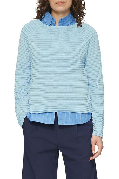 QS by s.Oliver Pullover mit strukturiertem Muster