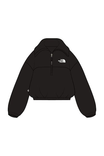 THE NORTH FACE Dámská mikina Glacier Black Fleece - Nf0A89J9Jk31