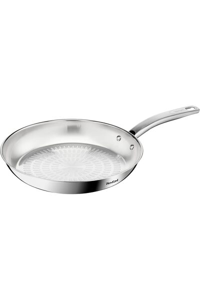 TEFAL مقلاة إنتويشن 28 سم | ستانلس ستيل ممتاز 18/10 | تحمير مثالي | سهولة الف...