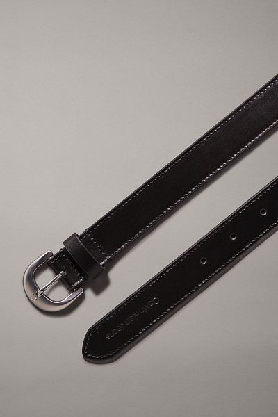 Calvin Klein Jeans 25mm klasický kulatý Lthr pás