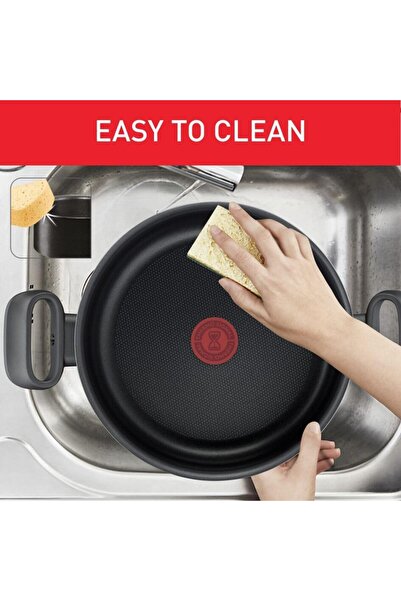 TEFAL Stewpot 30cm | Tempo Flame | 10L Aluminium | Non-Stick with Lid | Red