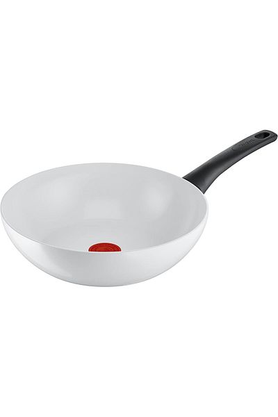 TEFAL Wok Pan 28 cm | Tempo Flame | Aluminium | 3.6 liters | Non stick coating | C3041983