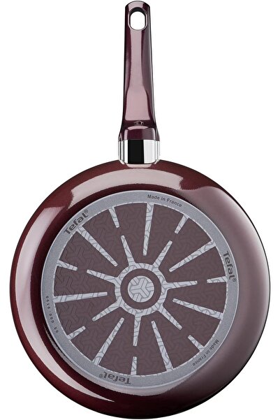 TEFAL Tigaie | G6 Resist Intense 24 cm Tigaie antiaderență cu Thermo Spot | Burgundia | D5220483