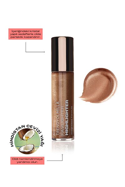 Trendyolmilla Beauty Sunkissed-103 TKZAW25YD00000 Feuchtigkeitsspendende, glänzende Flüssigkeit mit Kokosnussöl