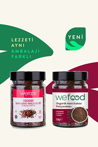 Wefood Organik Ham Kakao Parçacıkları 150 Gr (kakao Nibs)