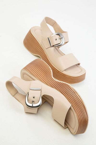 SOHO Beige Women's Sandals 20334