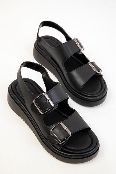 SOHO Women's Black Sandals 20336