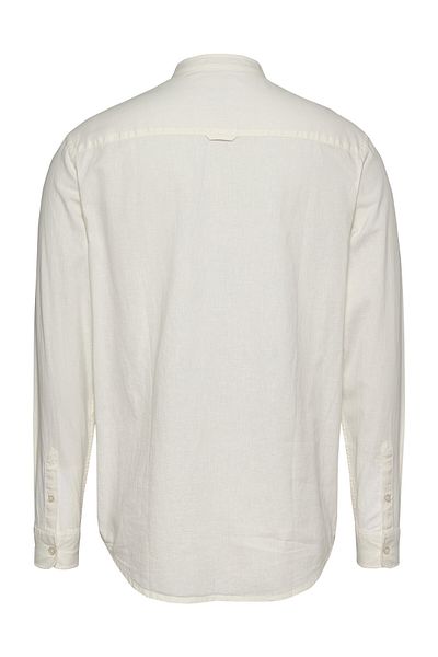 Tommy Hilfiger Tjm Linen Mix Band Collar Shirt