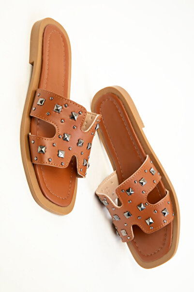 SOHO Tan Women's Slippers 20342