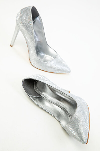SOHO Stříbrné dámské klasické boty na podpatku 20346
