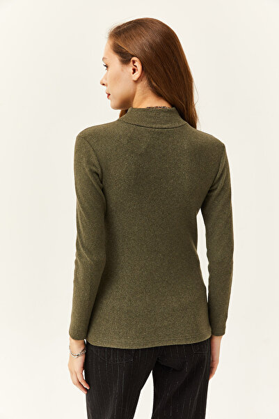 Olalook Γυναικεία μπλούζα με κουμπιά με κουμπιά Half Fisherman Lycra BLZ-19001608