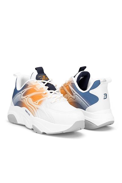 DARK SEER DS STORM Weiß Orange Marineblau Unisex Sneaker