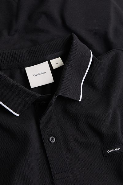 Calvin Klein Ανδρικό μπλουζάκι πόλο STRETCH PIQUE MULTI TIPPING POLO