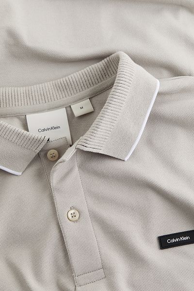 Calvin Klein Ανδρικό μπλουζάκι πόλο STRETCH PIQUE MULTI TIPPING POLO