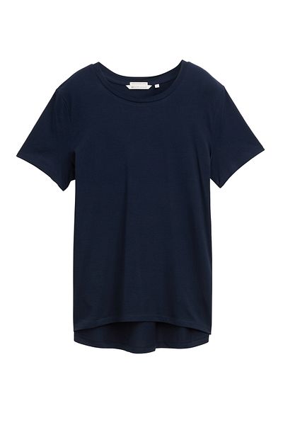 Tom Tailor Denim Tricou cu tăietură înaltă