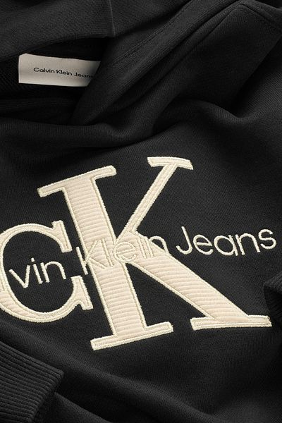 Calvin Klein Mikina s kapucí OTTOMAN MONO APPLIQUE