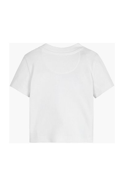 Calvin Klein Fehér uniszex póló MONOGRAM SS PÓLÓ